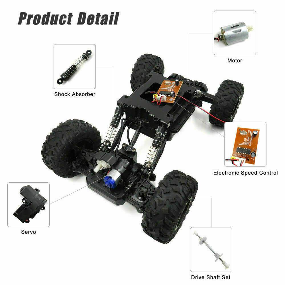 RC Onbreekbare 4x4 Auto - All Terrain
