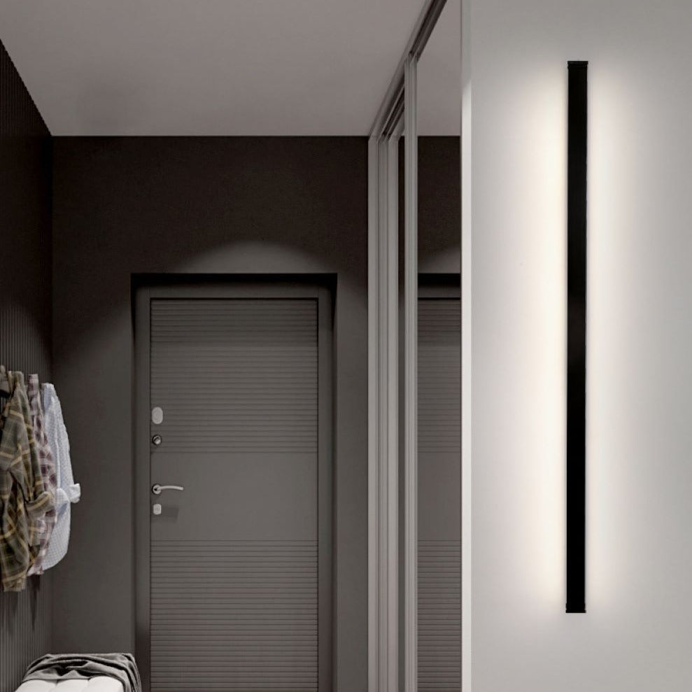 Minimalistische lineaire wandlamp met LED-sfeerverlichting
