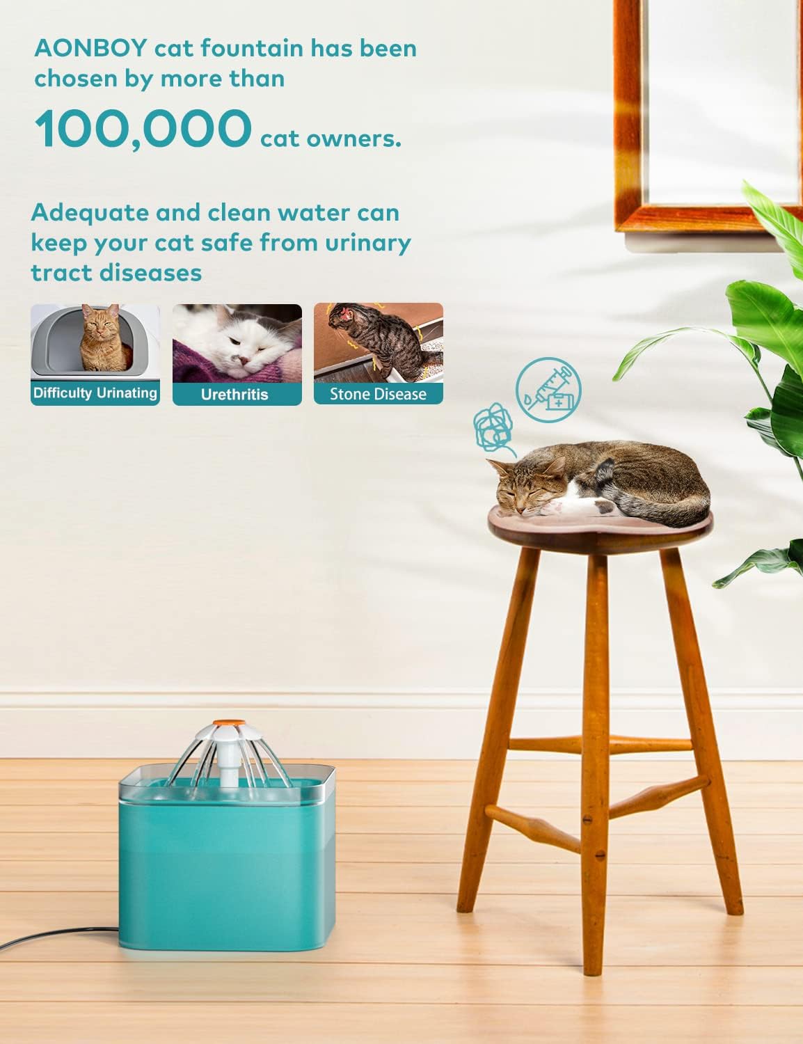 Premium katten drinkwaterfontein
