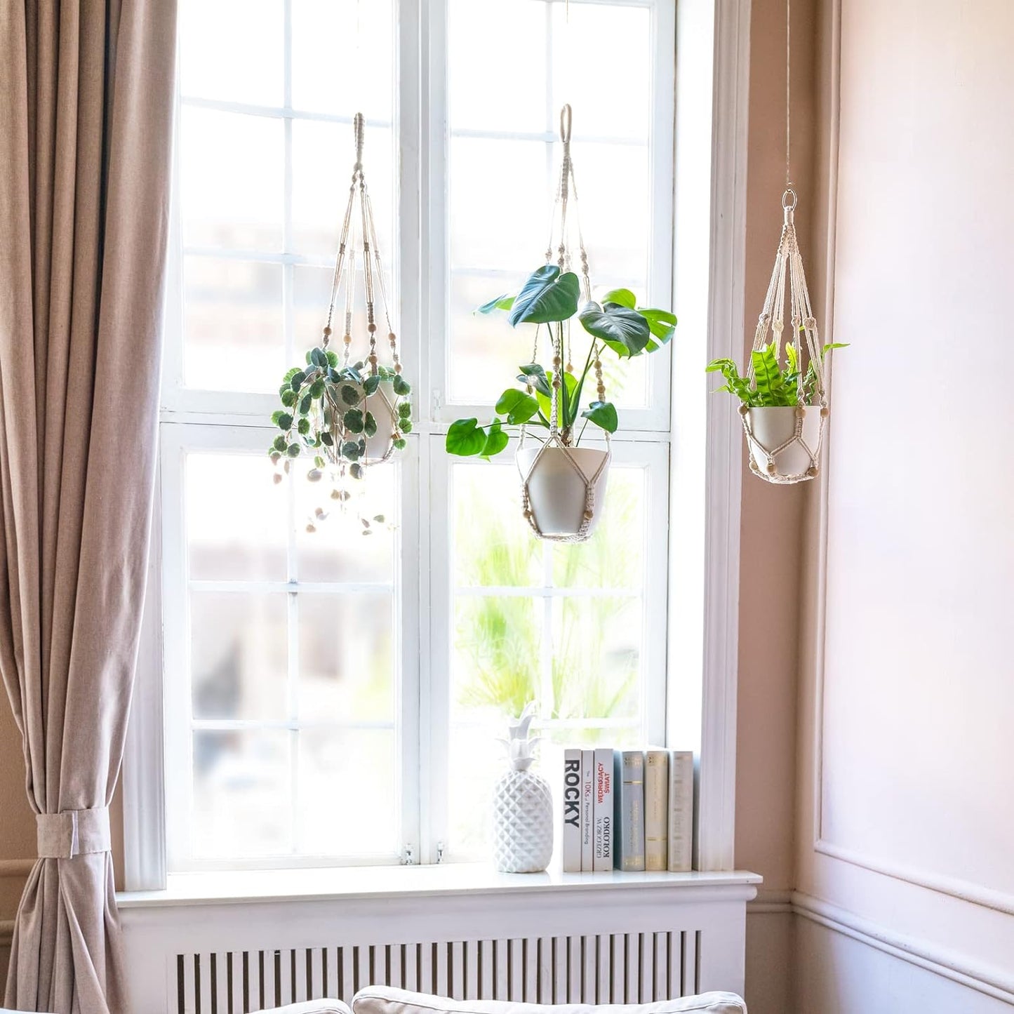 Hangende bloempot voor binnen