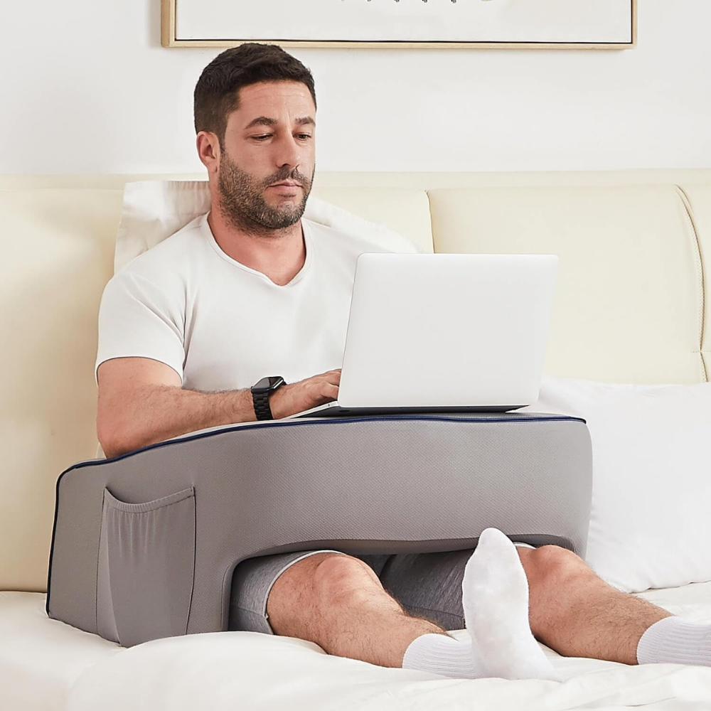 Lesekissen-Laptoptisch fürs Bett