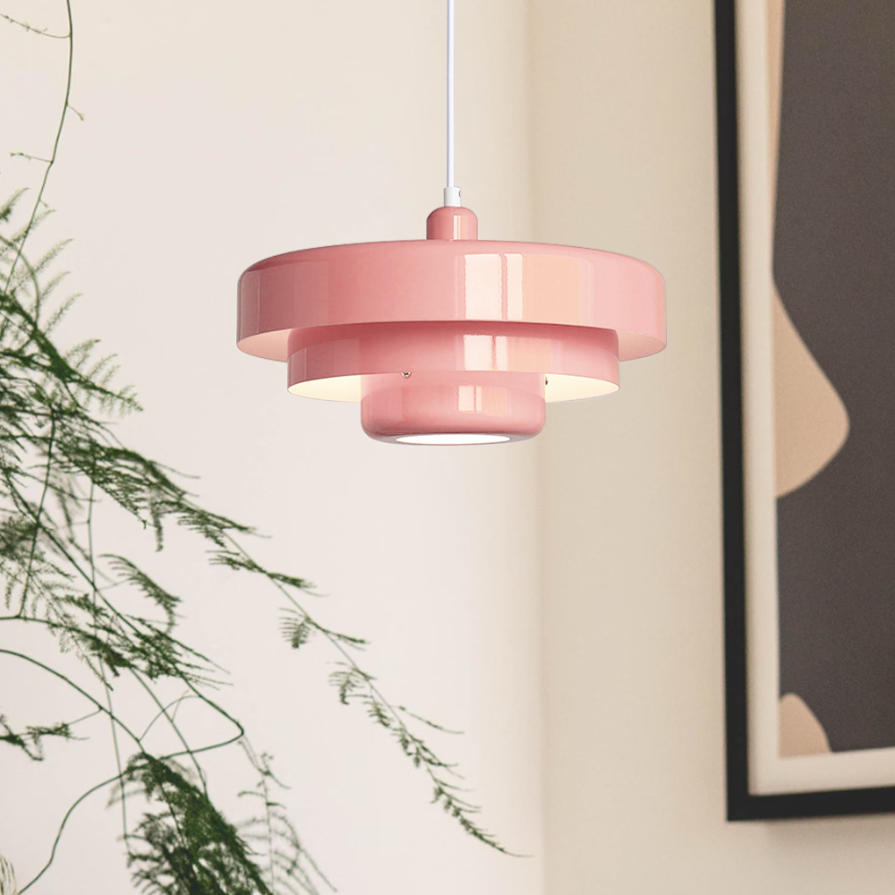 Middeleeuwse ijzeren retro enkele kop Bauhaus hanglamp