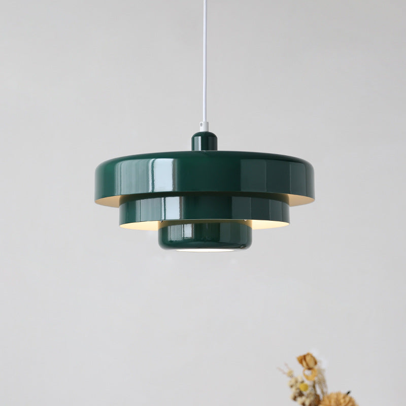 Middeleeuwse ijzeren retro enkele kop Bauhaus hanglamp