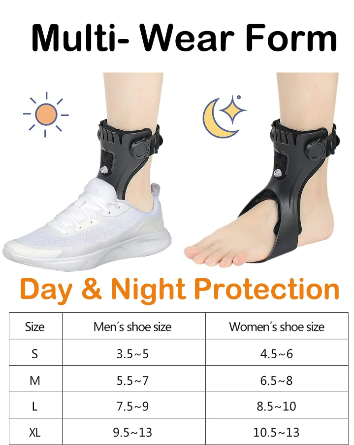 Drop Foot Brace Afo Spalk, Enkel Voet Orthese Ondersteuning