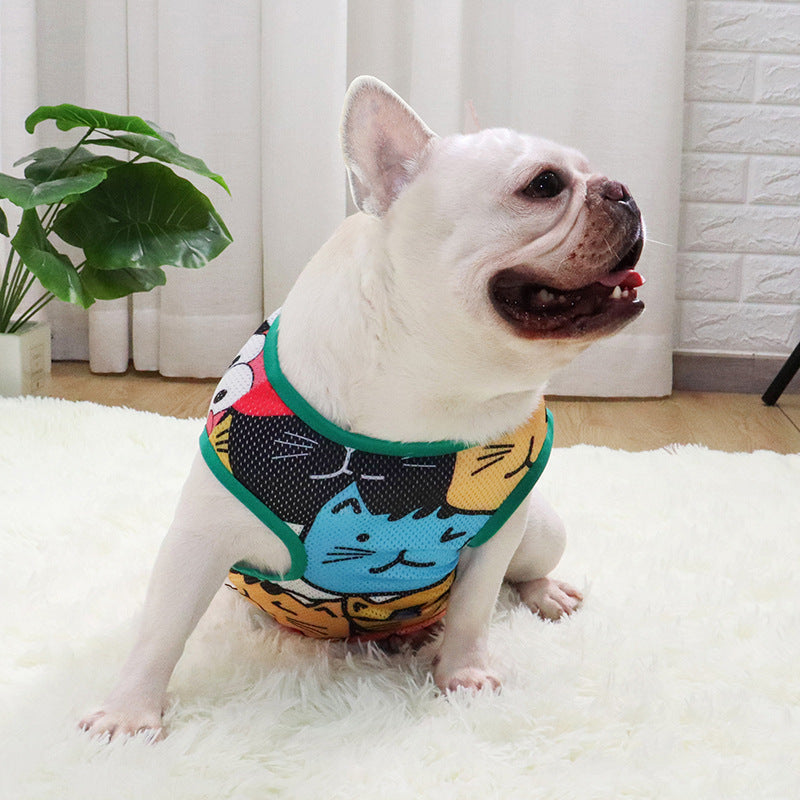 Kattenprint vest