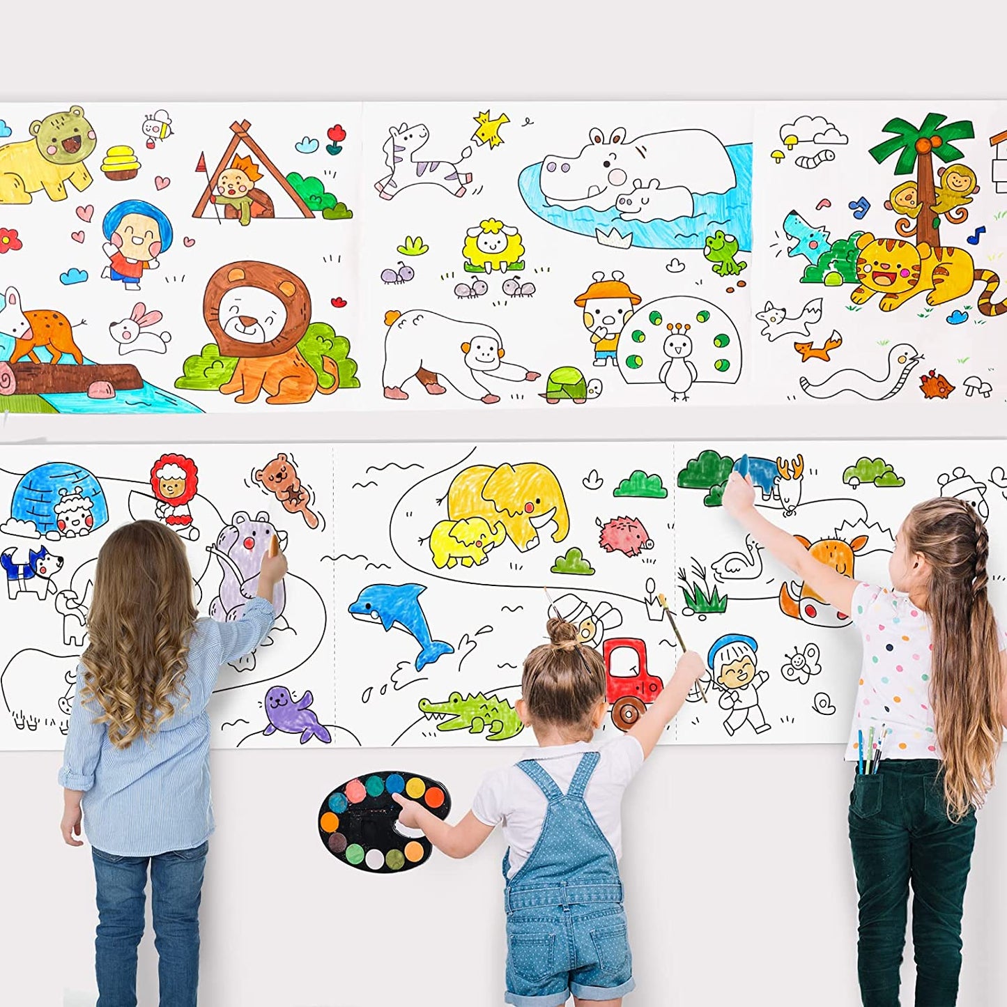 Montessori kleurpapierrol
