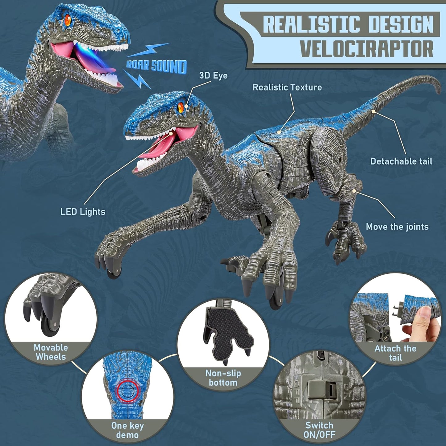 Afstandsbediening Dinozaurussen