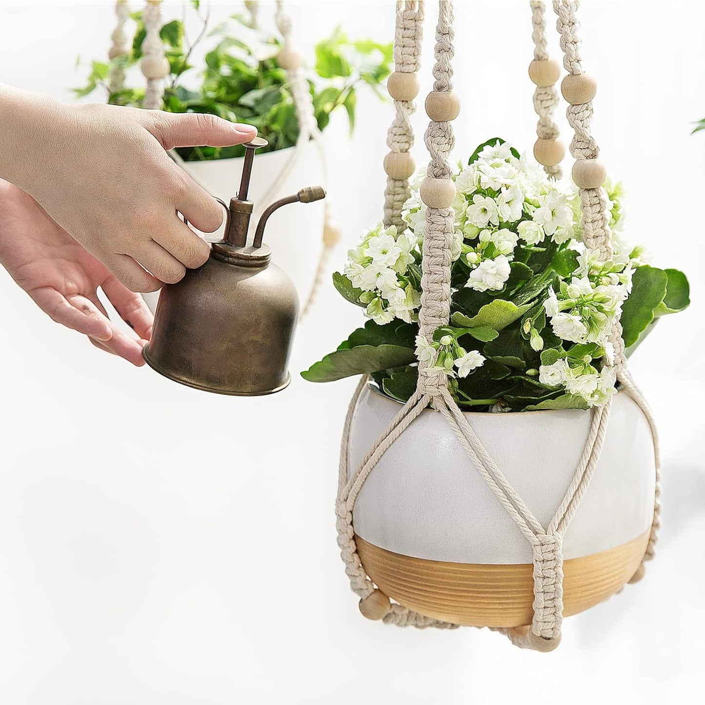 Hangende bloempot voor binnen
