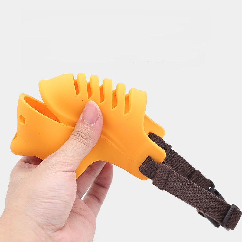 Rhino Shape Verstelbare Pure Siliconen Muilkorf