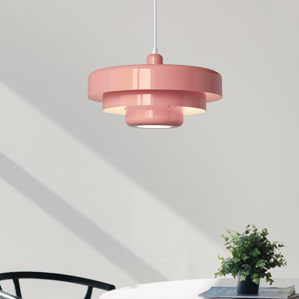 Middeleeuwse ijzeren retro enkele kop Bauhaus hanglamp