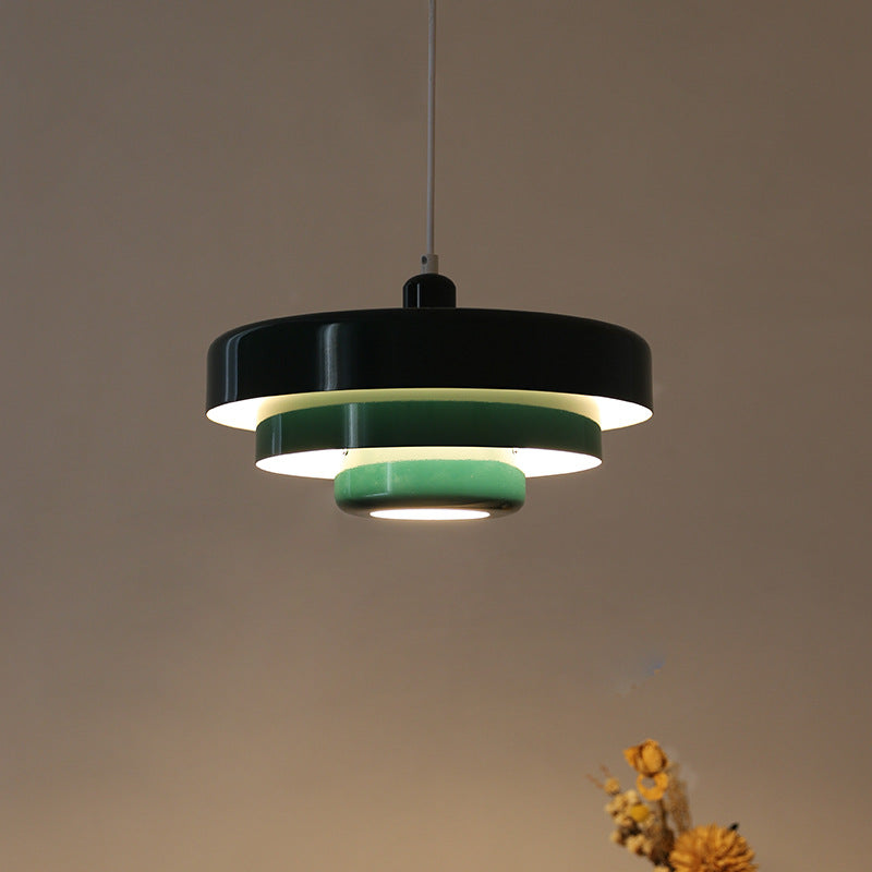 Middeleeuwse ijzeren retro enkele kop Bauhaus hanglamp