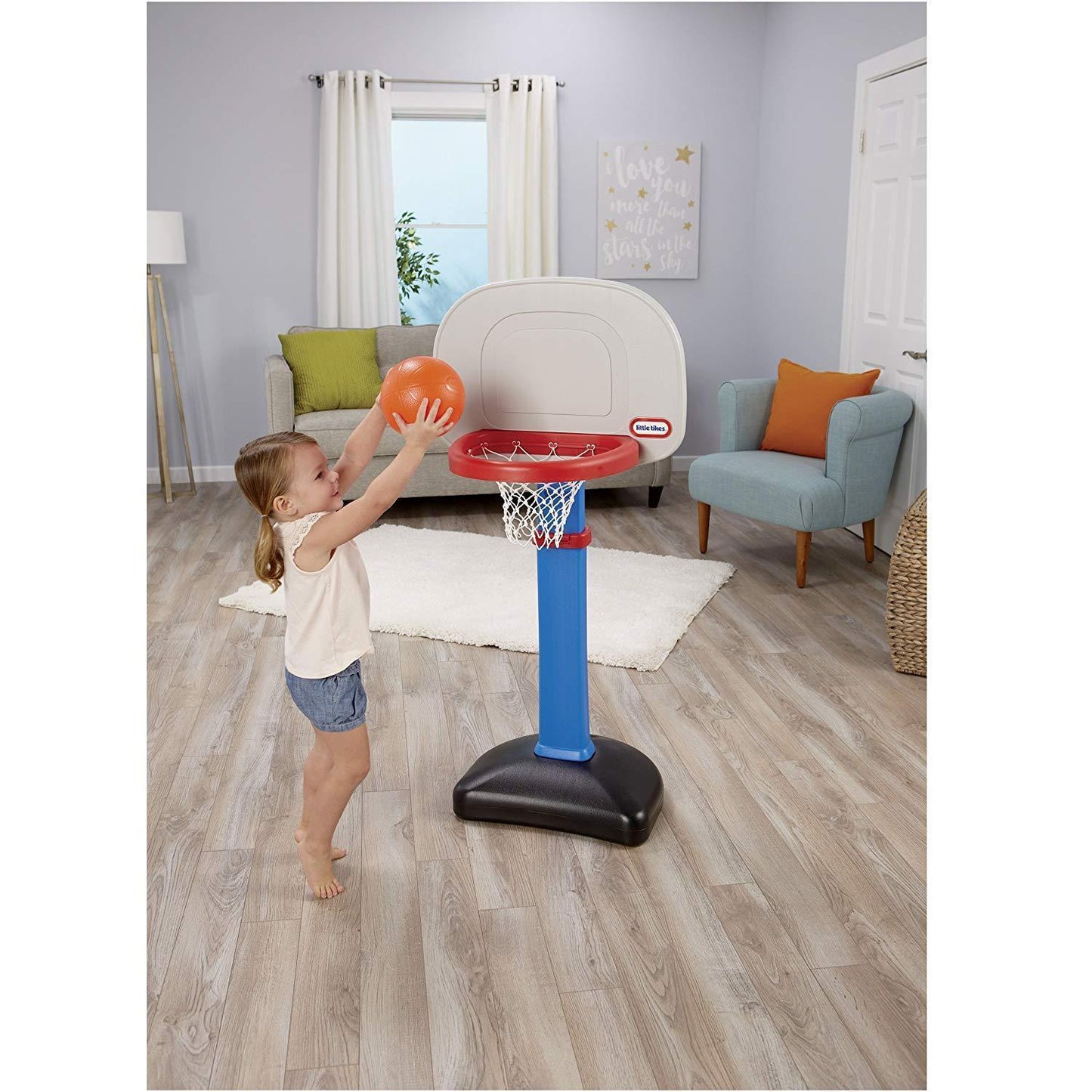Basketball Set Kids Hoop Goal Oversized Toddler Sport Toy