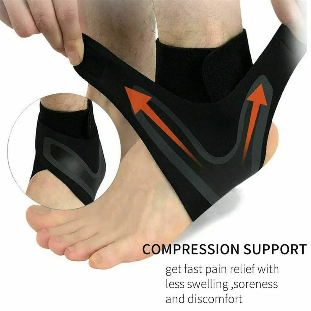Plantair Enkel X Wrap Brace Ondersteuning Compressie Mouw