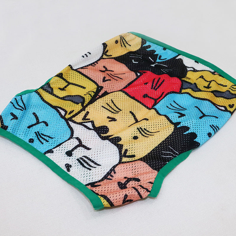 Kattenprint vest