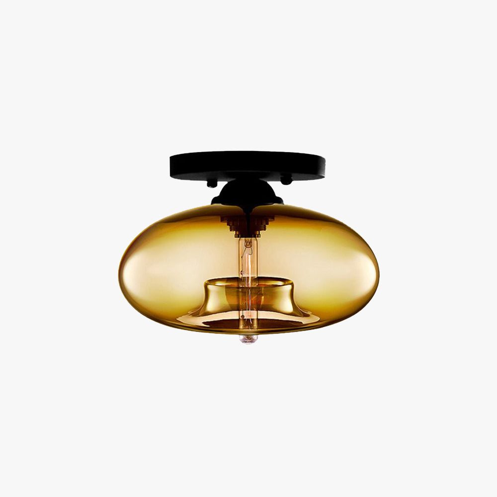 Industriële Art Deco Globe Opbouw Plafondlamp Woonkamer