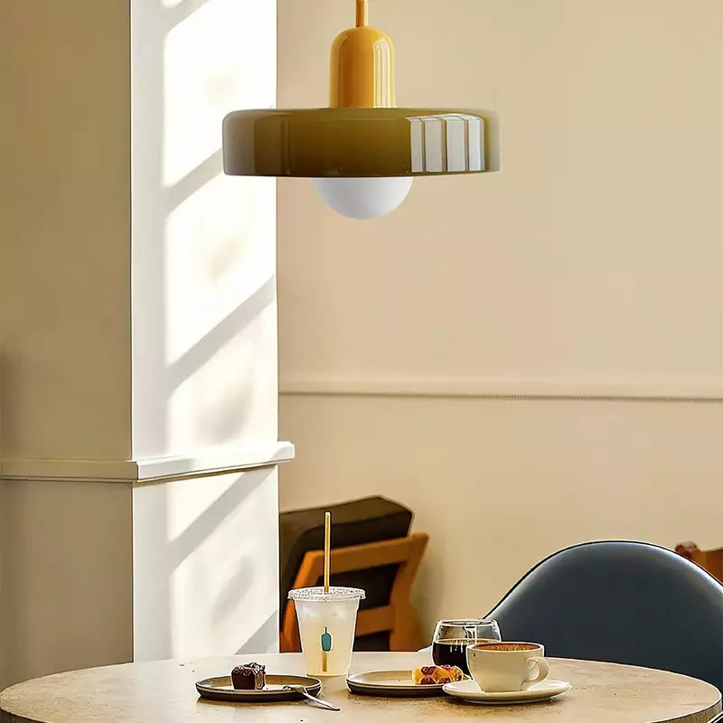 Modern kunst decor Bauhaus glazen hanglamp