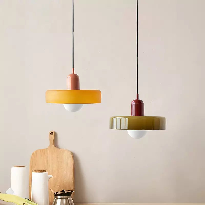 Modern kunst decor Bauhaus glazen hanglamp