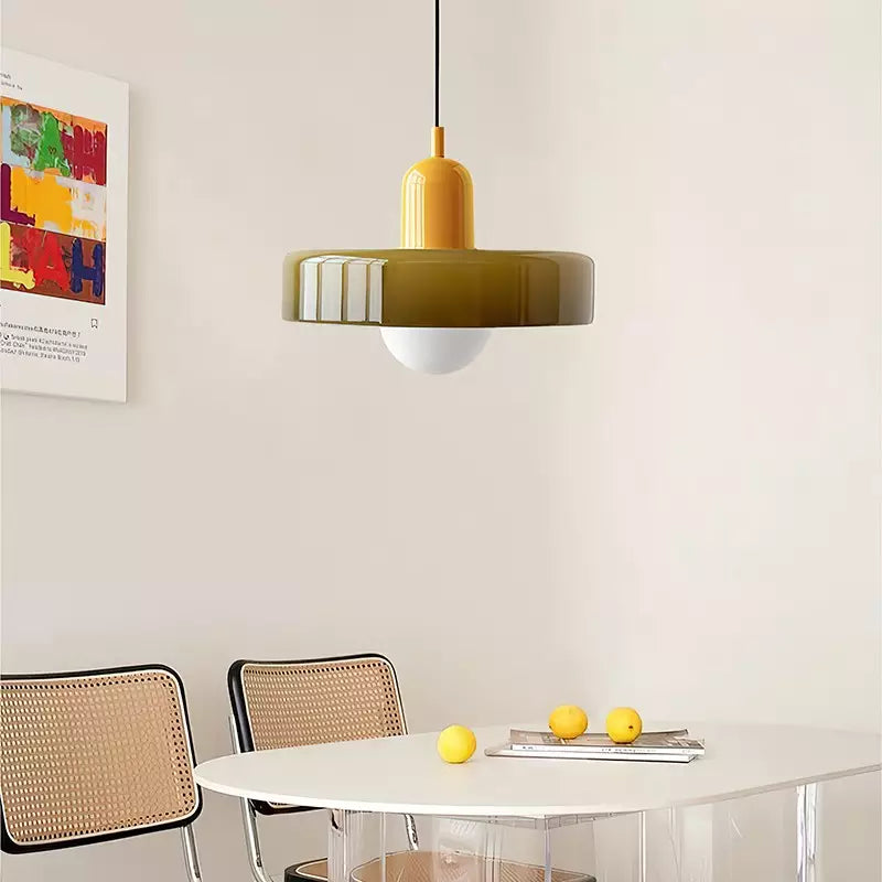 Modern kunst decor Bauhaus glazen hanglamp
