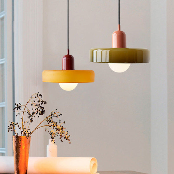 Modern kunst decor Bauhaus glazen hanglamp