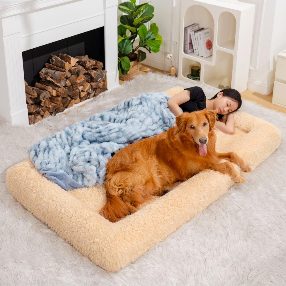 Luxe Super Groot Dieper Slapen Ovaal Bed Mens Hond Bed