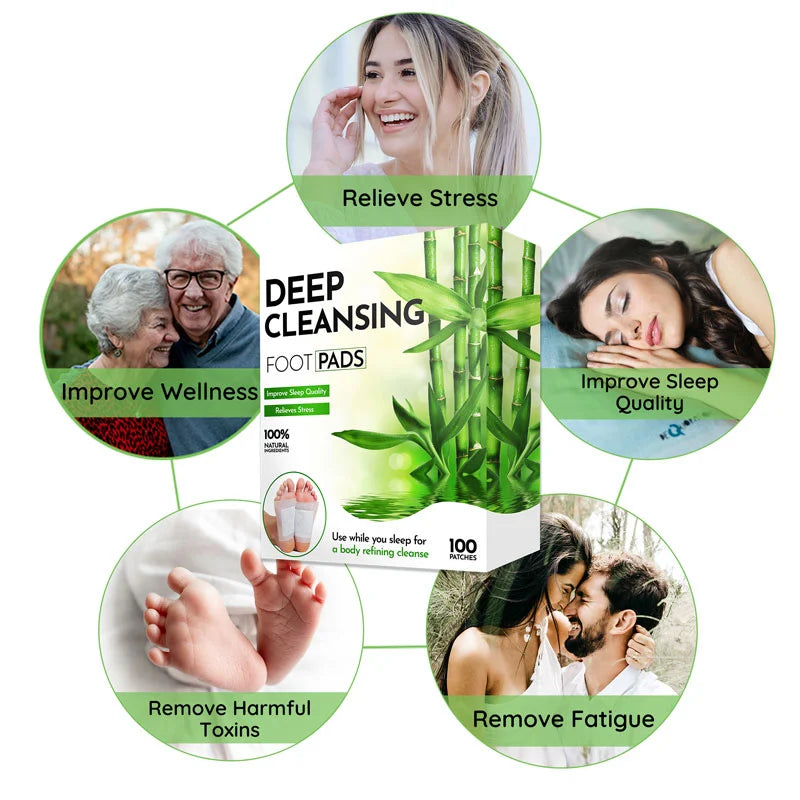 Detox Foot Pads For Deep Cleansing