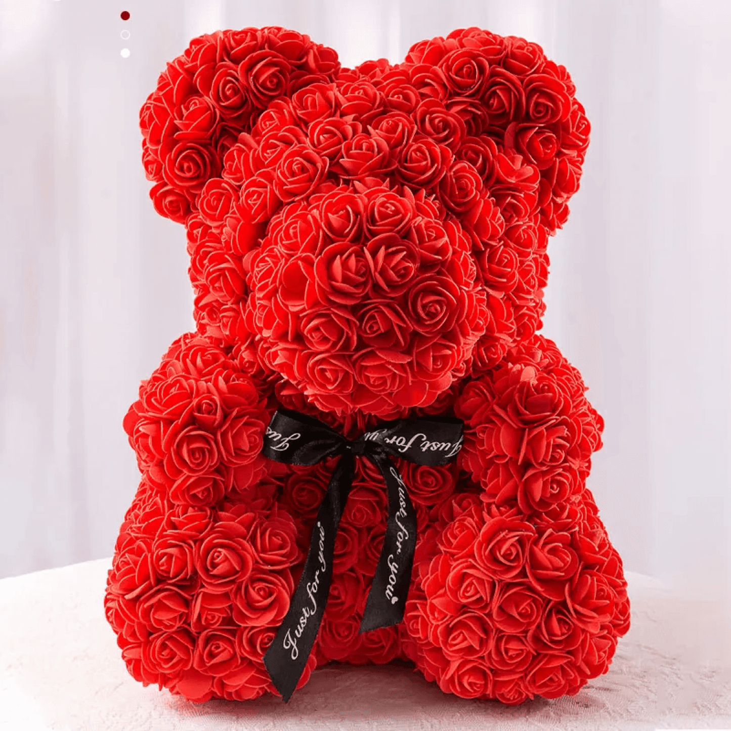 Rosen Teddybär Rot Rosa Weiße Rosen Blumen