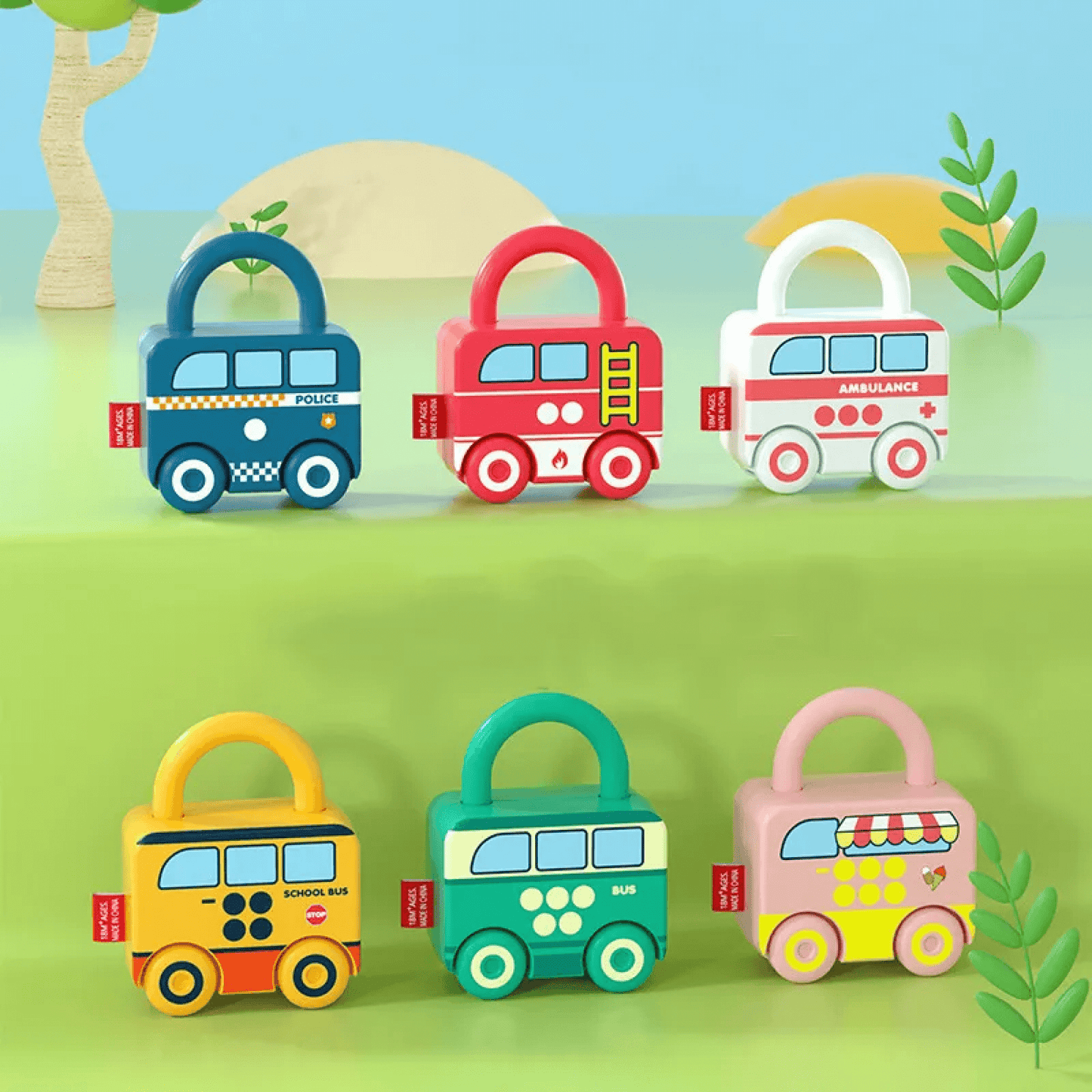 Montessori Learning Set for Toddlers with Sensory Toys