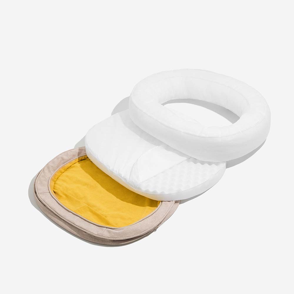 Hondendeken in Bladvorm met Donut Hondenbed Luxe Hondengeschenken
