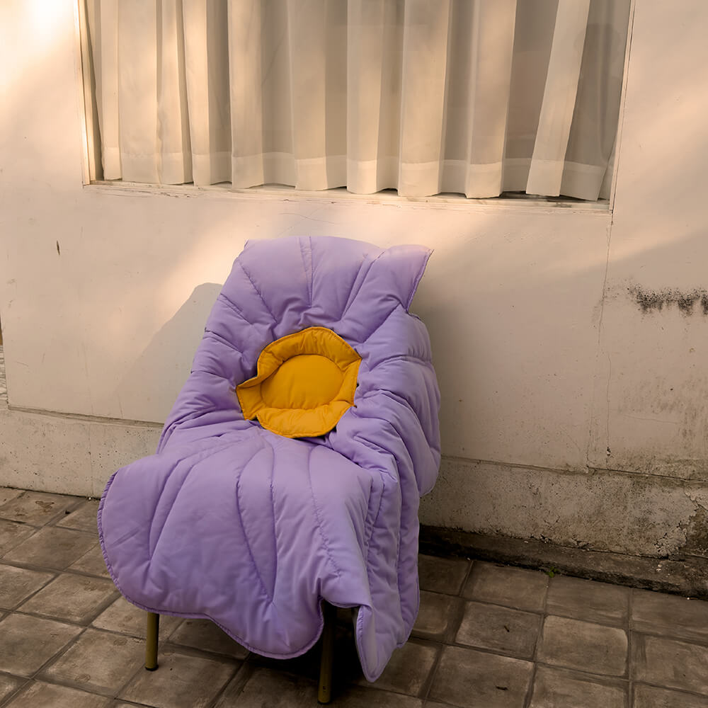 XL Flower Shape Human Mat Dog Blanket