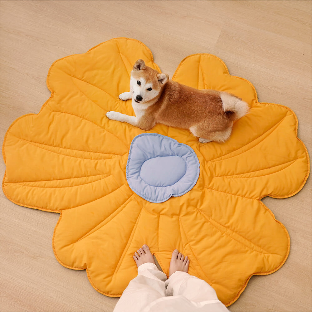 XL Flower Shape Human Mat Dog Blanket