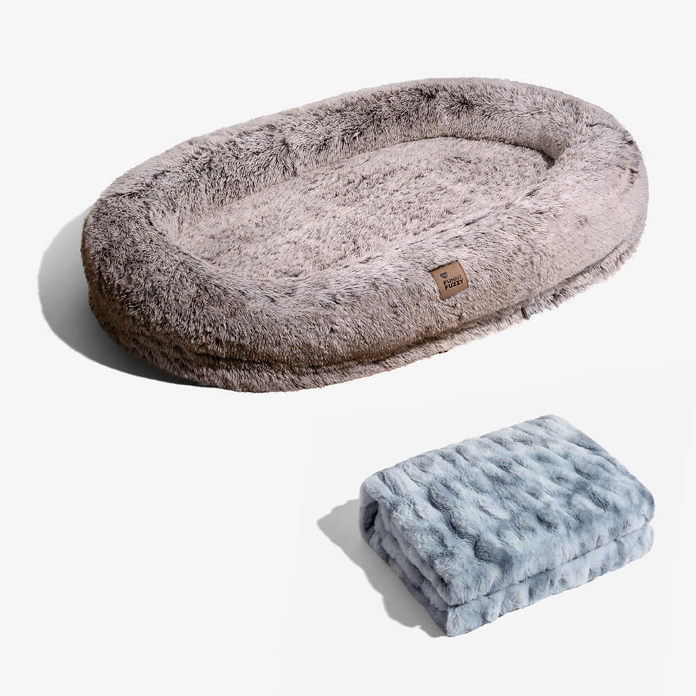Luxe Super Groot Dieper Slapen Ovaal Bed Mens Hond Bed