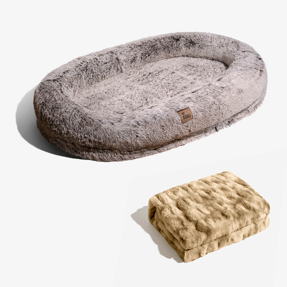 Luxe Super Groot Dieper Slapen Ovaal Bed Mens Hond Bed