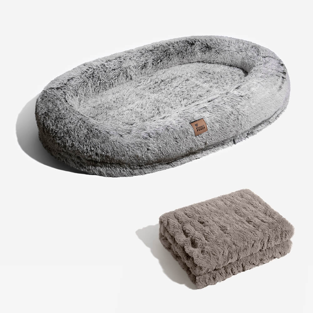 Luxe Super Groot Dieper Slapen Ovaal Bed Mens Hond Bed