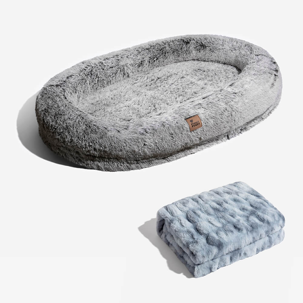 Luxe Super Groot Dieper Slapen Ovaal Bed Mens Hond Bed