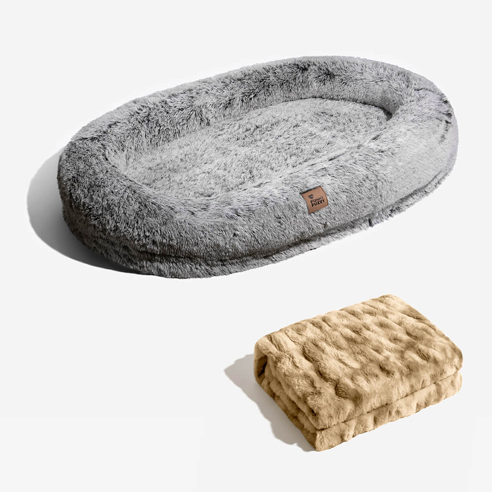 Luxe Super Groot Dieper Slapen Ovaal Bed Mens Hond Bed