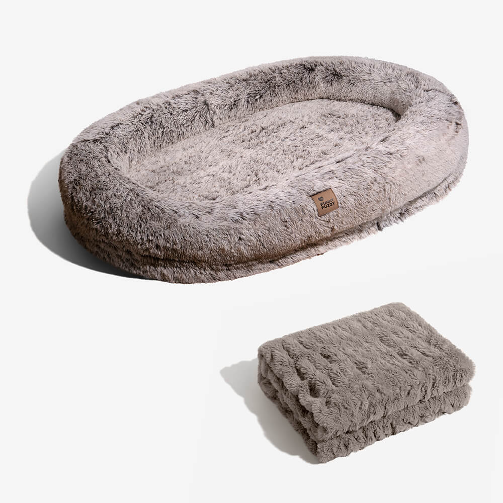 Luxe Super Groot Dieper Slapen Ovaal Bed Mens Hond Bed