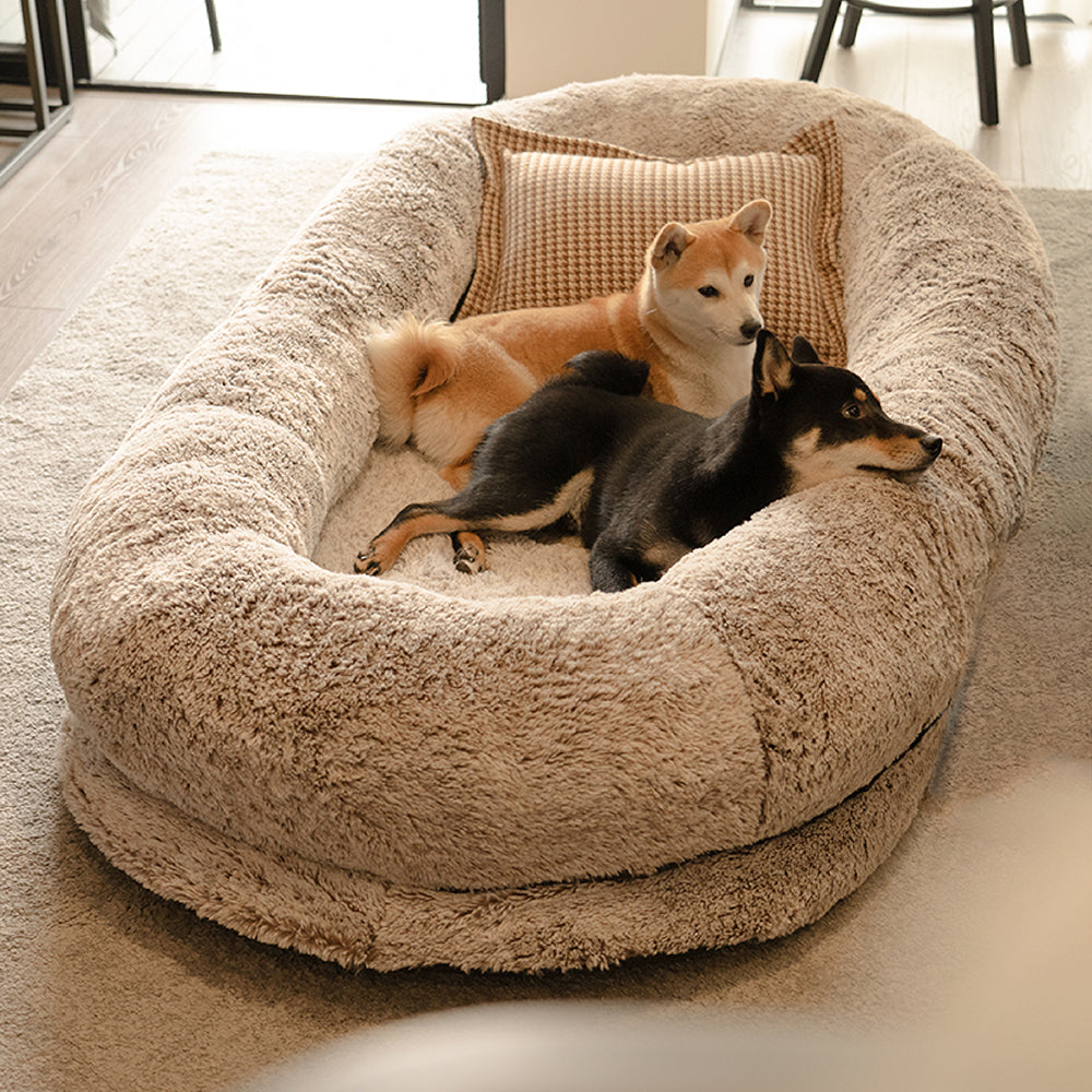 Luxe Super Groot Dieper Slapen Ovaal Bed Mens Hond Bed