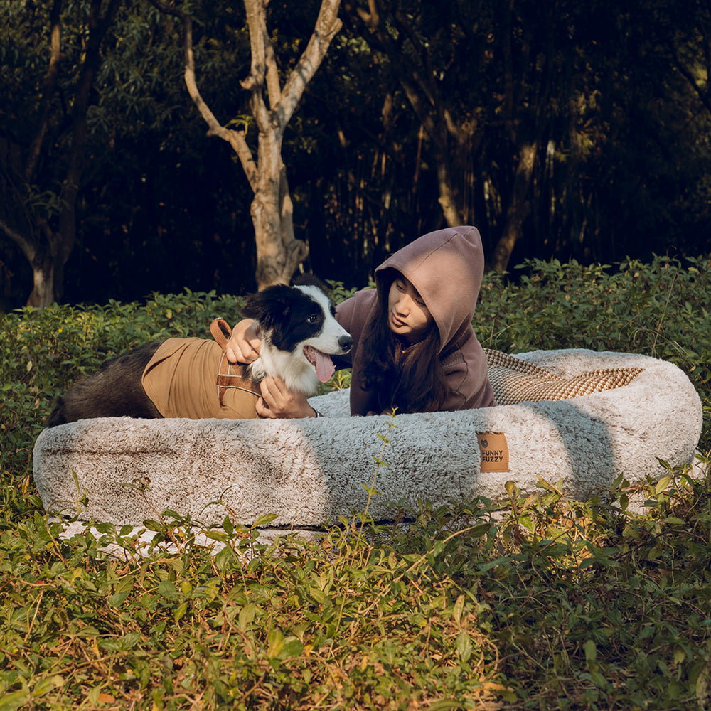 Luxe Super Groot Dieper Slapen Ovaal Bed Mens Hond Bed