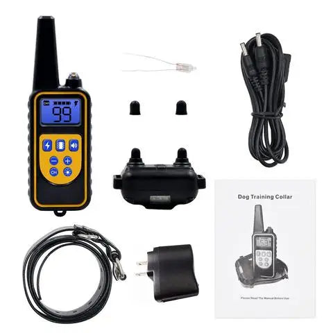 Hondenhalsband Elektrische Honden Trainingshalsband Oplaadbare LCD Display voor Alle Maat Huisdier Trainingshalsband