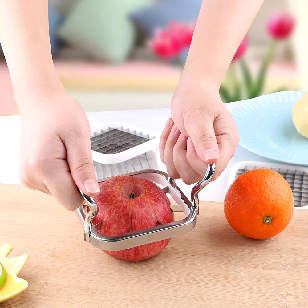 Multifunctionele roestvrijstalen snijder – moeiteloos snijden van fruit en groenten