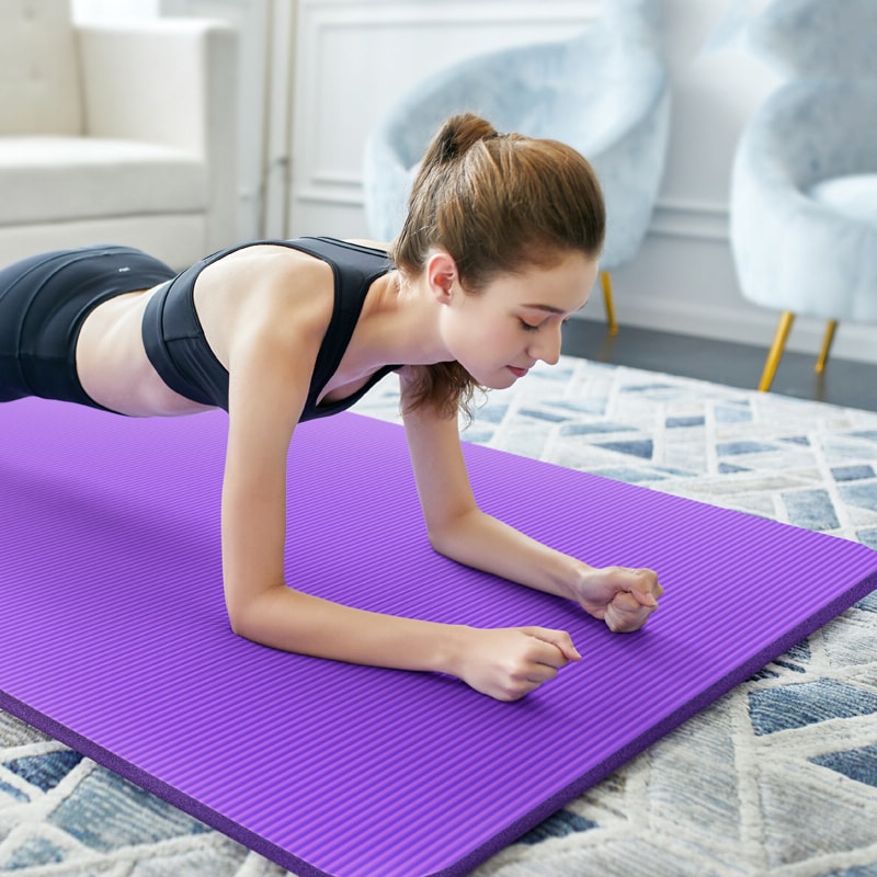 Hochdichte extra dicke faltbare Heimtrainings-Hot-Yoga-Matte
