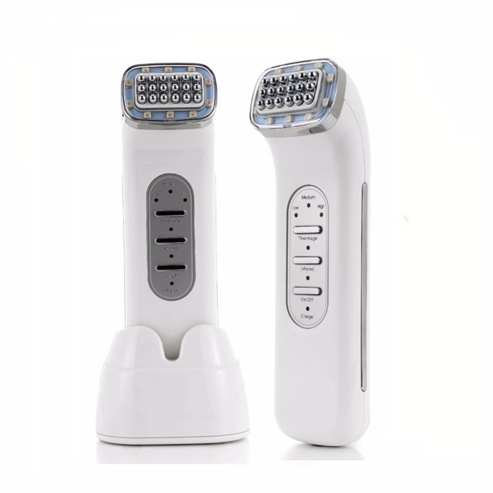 Draagbaar Mini Infrarood Thermage RF Huidverstrakkingsapparaat | Gezichtscontourering