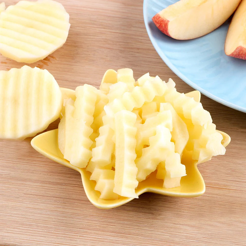 Multifunctionele roestvrijstalen snijder – moeiteloos snijden van fruit en groenten
