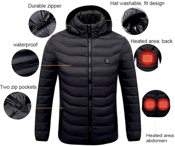 Oplaadbare Elektrische Verwarmde Jas Vest Voor Mannen En Vrouwen