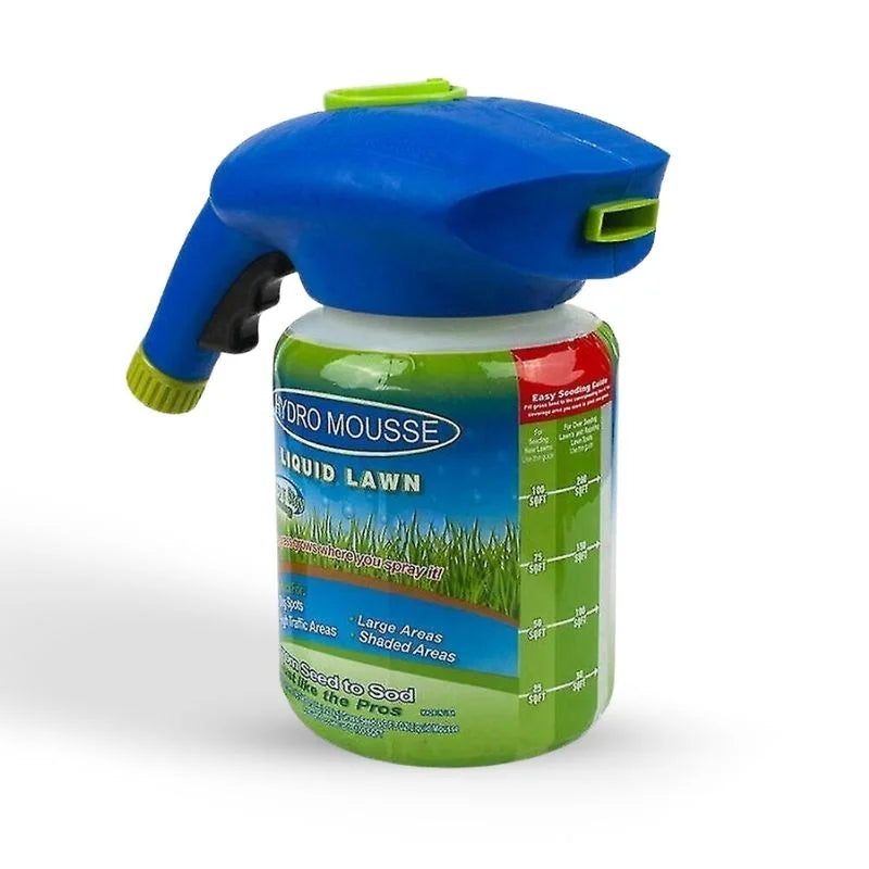 Vloeibare gazonzaad spray