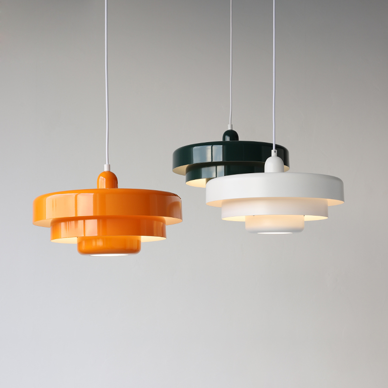 Middeleeuwse ijzeren retro enkele kop Bauhaus hanglamp