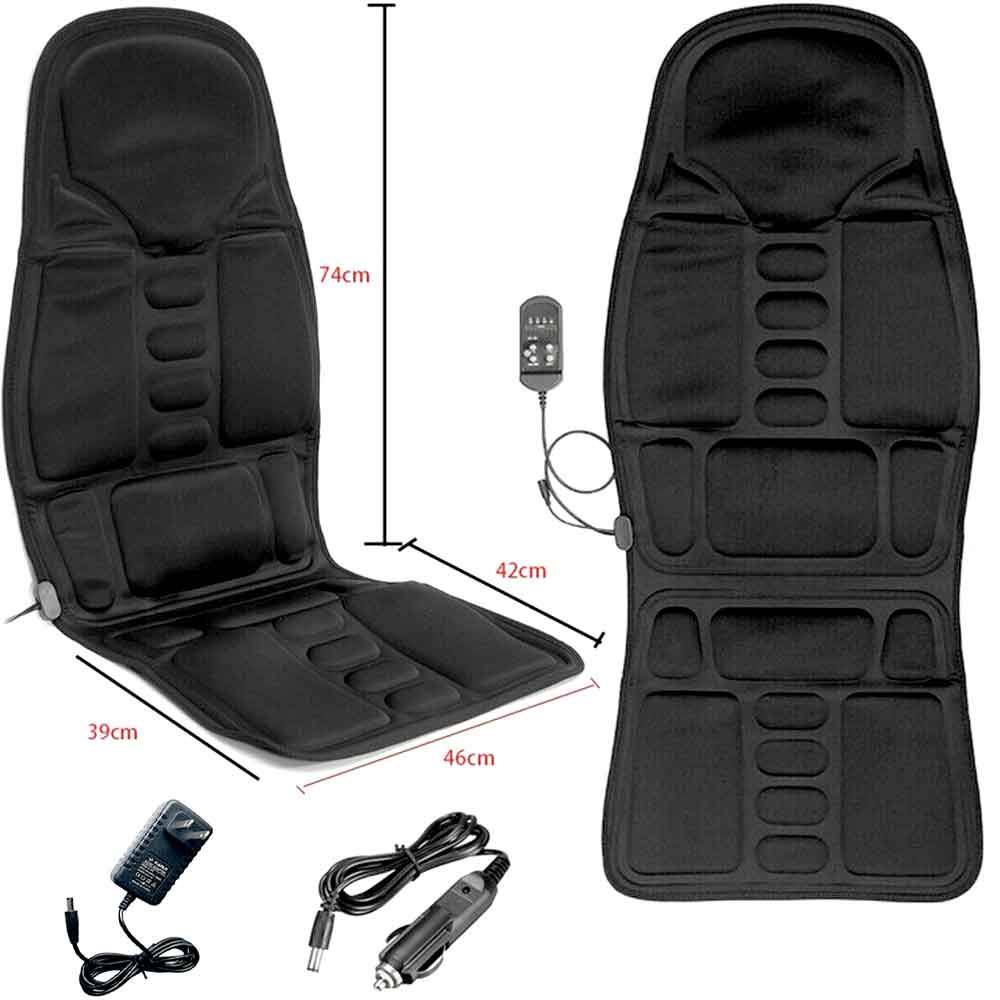 8 Modus Massage Stoel Pad Met Verwarmd Rug Nek Kussen Voor Auto & Thuis