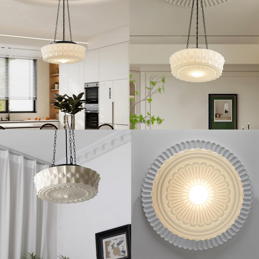 Artistieke vintage koepelplafondlamp