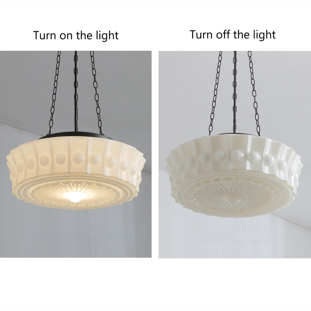 Artistieke vintage koepelplafondlamp