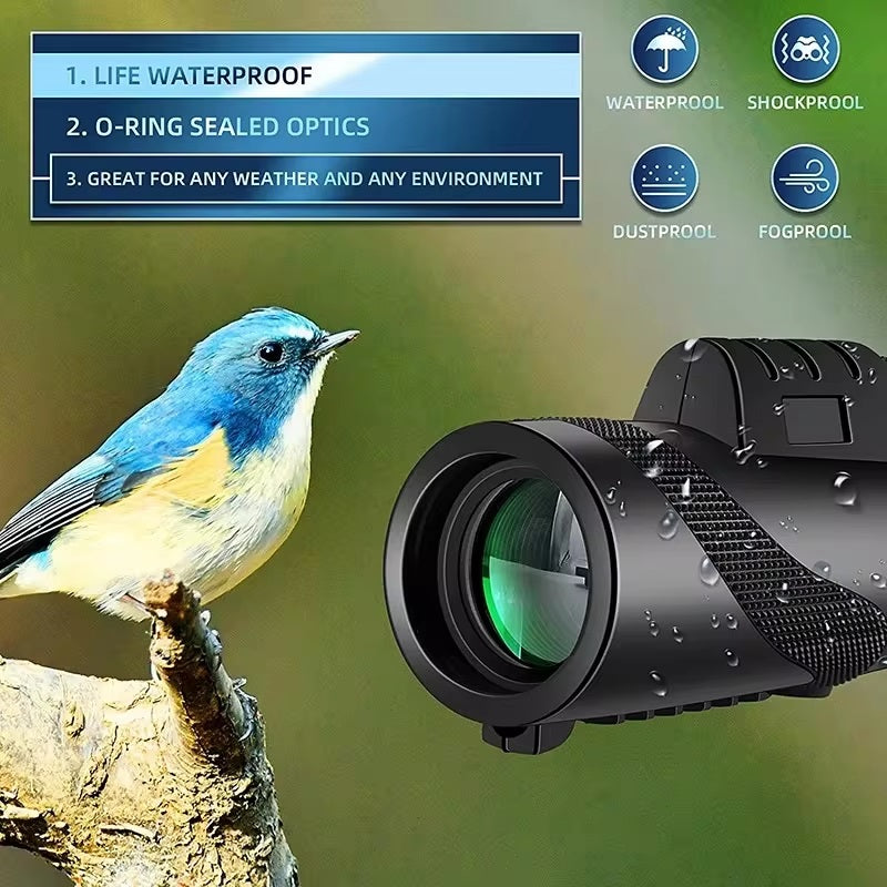Draagbare HD Monoculair Telescoop